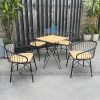 Bàn ghế sắt gỗ BGSBP062