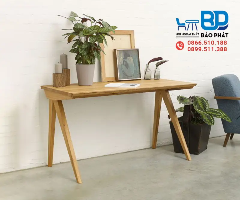 Bàn làm việc gỗ tự nhiên 1m2 cần được bảo quản đúng cách để sử dụng trong thời gian dài