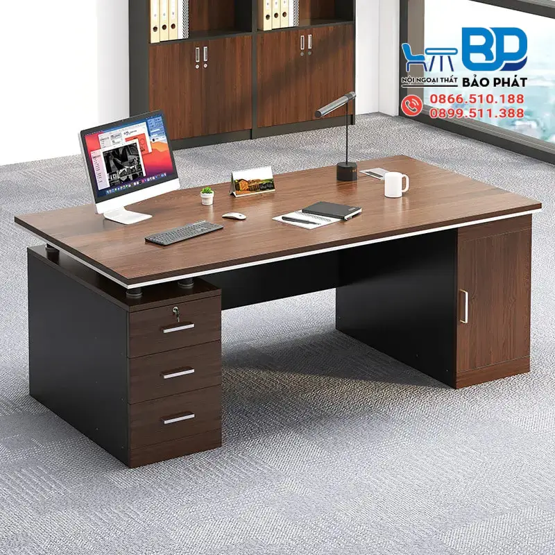 Bàn làm việc hiện đại thiết kế đơn giản nhưng đẹp mắt