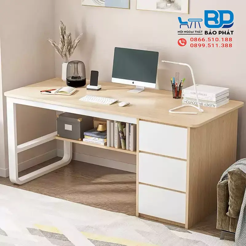 Bàn làm việc văn phòng đẹp, thiết kế tinh tế