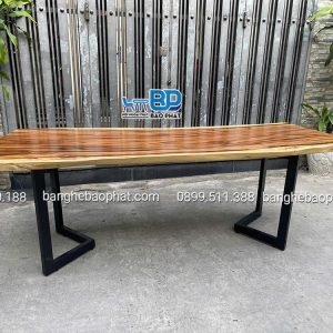 bàn me tây chân sắt dài 2 mét 2