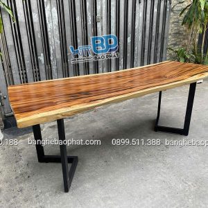 bàn me tây chân sắt dài 2 mét 2