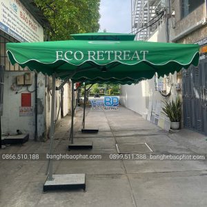Dù che nắng 2.5 mét lệch tâm vuông