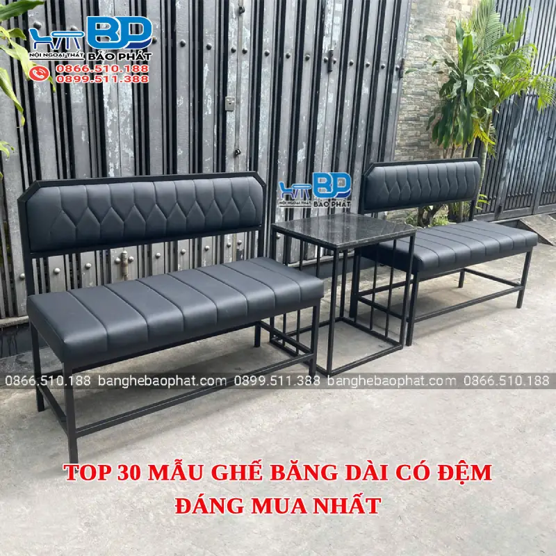 Top 30 mẫu ghế băng dài có đệm đáng mua nhất [timect]