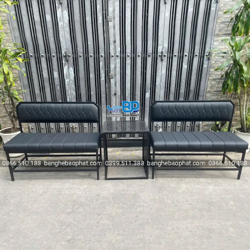 Ghế băng dài có tựa lưng BGBDBP008