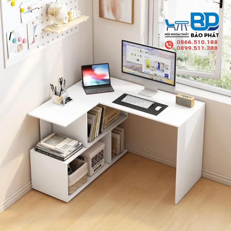 Mẫu bàn làm việc đẹp hiện đại bền đẹp theo thời gian