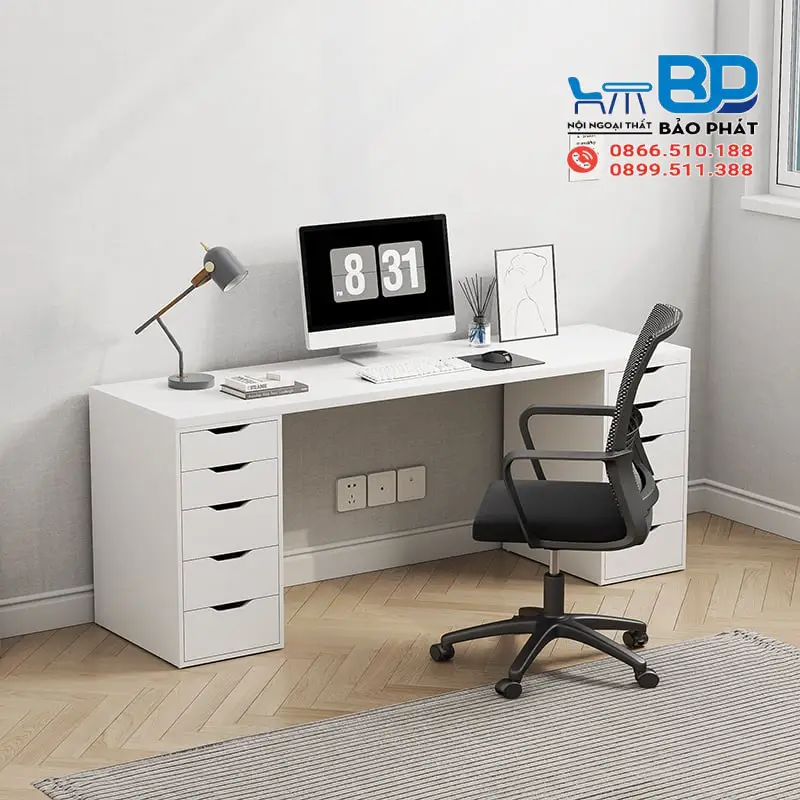Mẫu bàn làm việc đẹp hiện đại đơn giản mà nổi bật