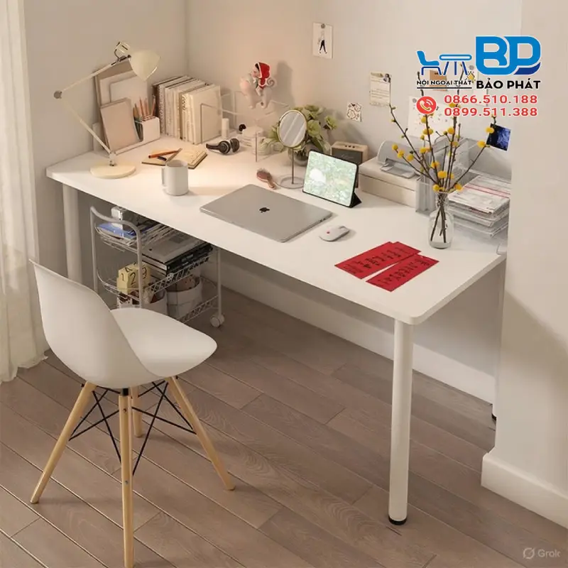 Mẫu bàn làm việc văn phòng hiện đại tối ưu không gian