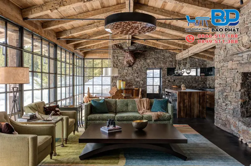 Phong cách nội thất Rustic đơn giản nhưng giàu cảm xúc