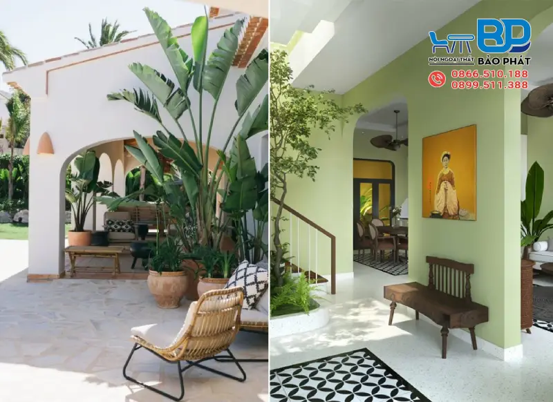 Phong cách Tropical lấy cảm hứng từ màu sắc tự nhiên