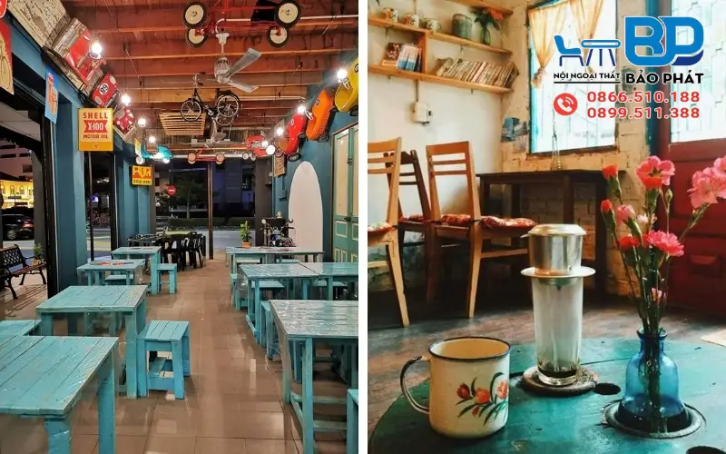 Quán cafe phong cách Retro đầy hoài niệm