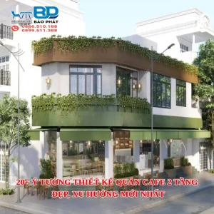 20+ ý tưởng thiết kế quán cafe 2 tầng đẹp, xu hướng mới nhất [timect]