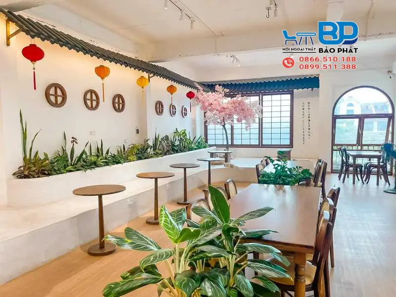 Thiết kế quán cafe phong cách Nhật Bản hiện đại