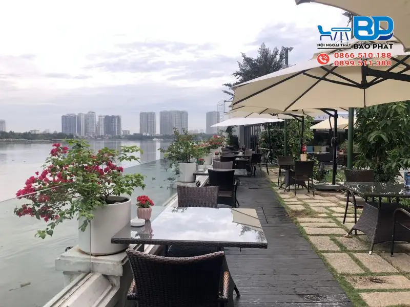 Top 10 Ý Tưởng Thiết Kế Quán Cafe Ven Sông Dẫn Đầu Xu Hướng 12 Thiết kế quán cafe ven sông kết hợp mô hình resort