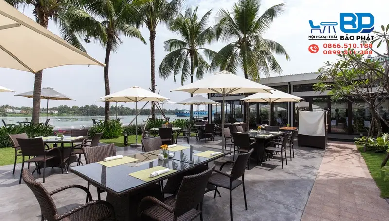 Top 10 Ý Tưởng Thiết Kế Quán Cafe Ven Sông Dẫn Đầu Xu Hướng 10 Thiết kế quán cafe ven sông phong cách nhiệt đới