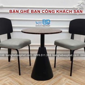 Bàn ghế ban công khách sạn