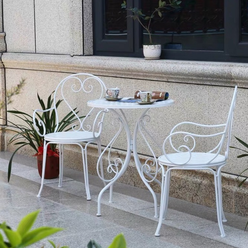 Bàn ghế sắt mỹ thuật ban công