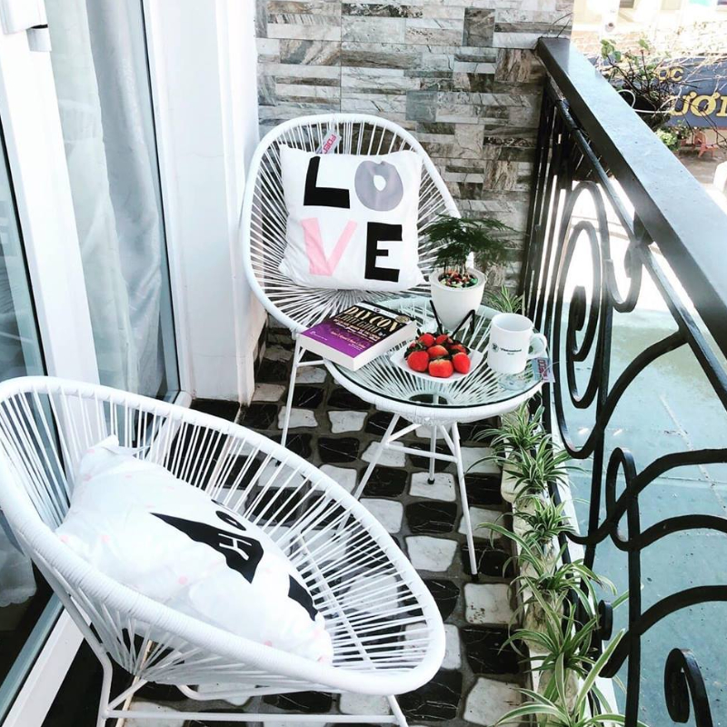 Ghế Acapulco cho ban công homestay