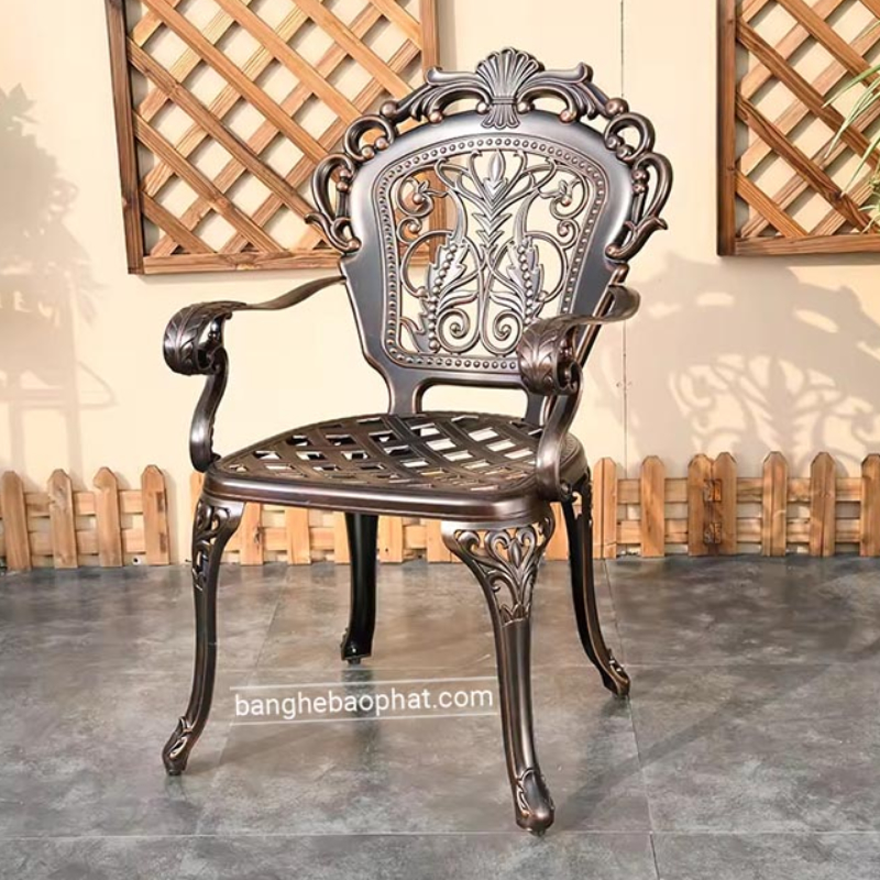 Ghế nhôm đúc ban công nhập khẩu