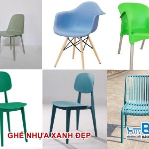 Ghế nhựa xanh bền đẹp, giá rẻ
