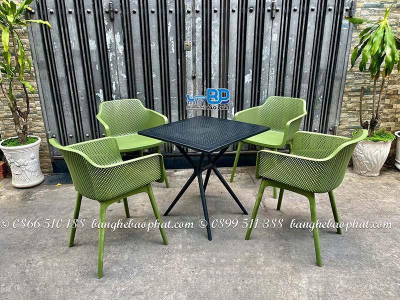 Ghế nhựa xanh cao cấp 3062