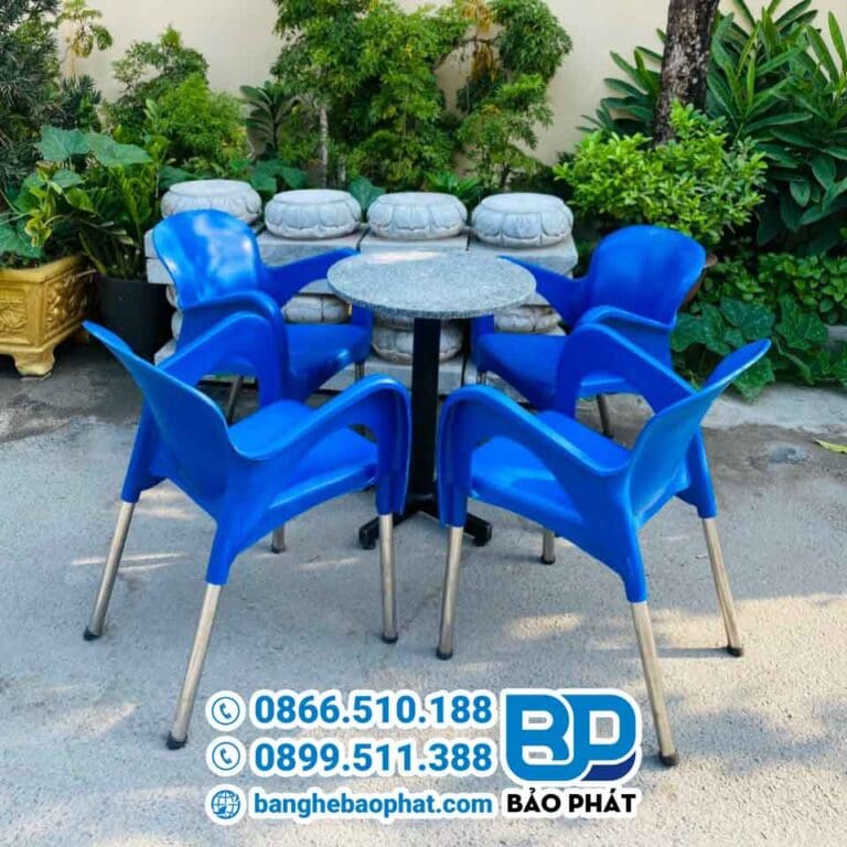 Ghế nhựa xanh nữ hoàng Ø32