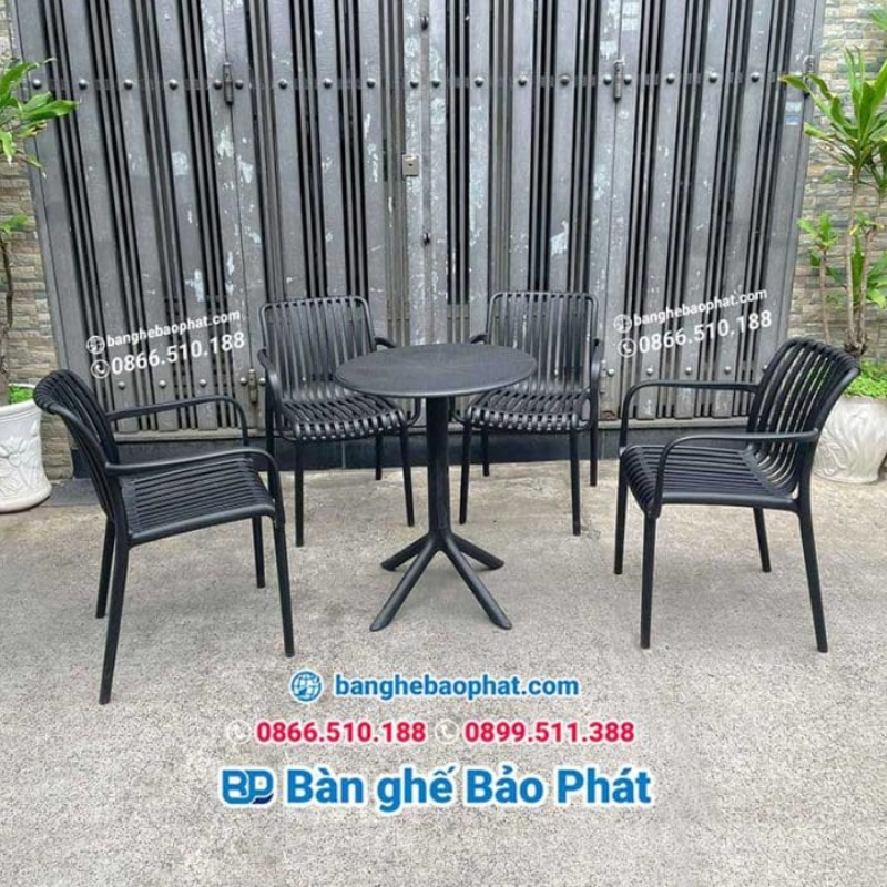 Bàn ghế quán bia nhựa đúc