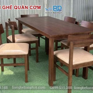 Bàn ghế quán cơm đẹp và giá rẻ