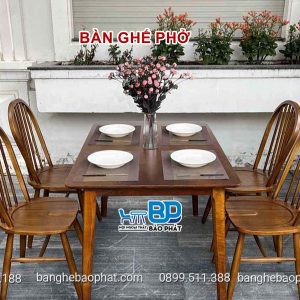 Bàn ghế quán phở đẹp và sang trọng