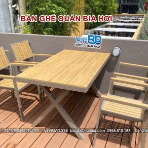Bàn ghế quán bia hơi