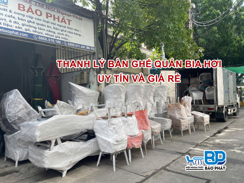 Địa chỉ mua bán & Thanh lý bàn ghế quán bia uy tín