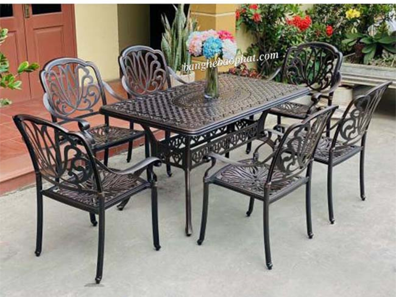 Ghế ăn nhôm đúc BGNDBP006A nhập khẩu