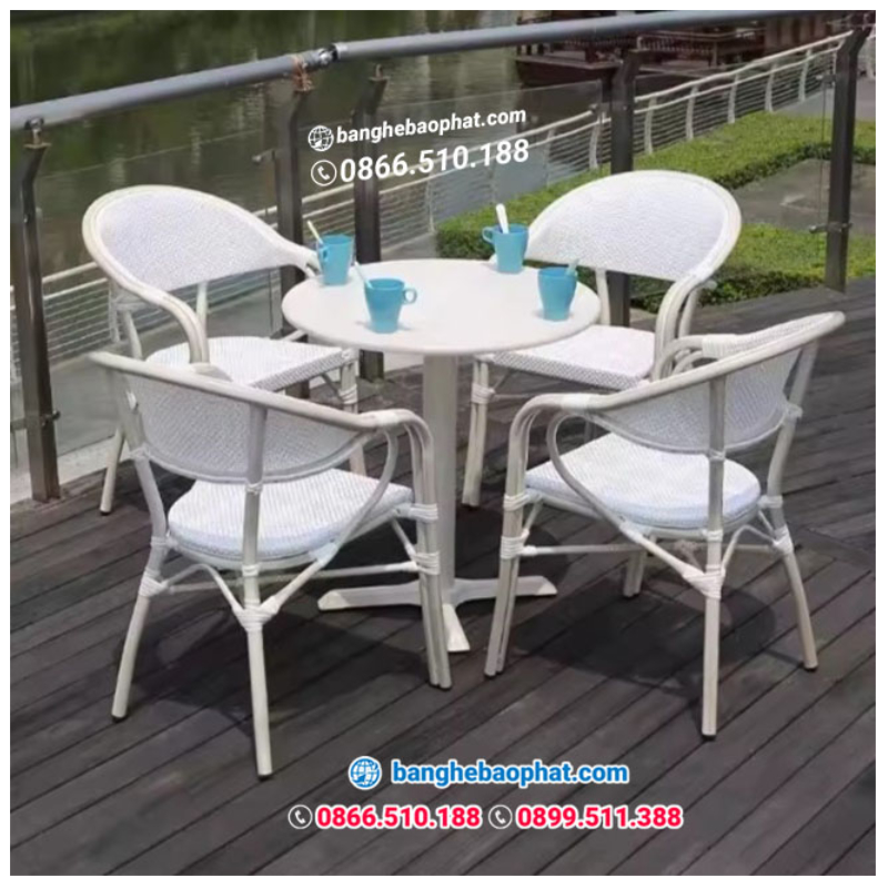 Ghế ăn ngoài trời giả mây BGNGMBP-SV004 nhập khẩu