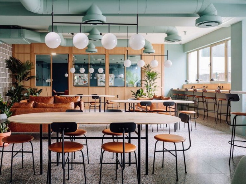 Mô hình quán cafe hiện đại 300m2