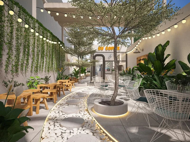 Quán cà phê 300m2