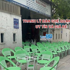 Địa chỉ thanh lý bàn ghế quán phở uy tín, giá tốt