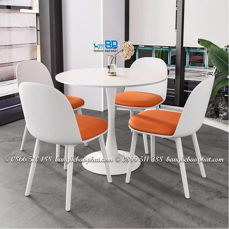 Bàn ghế cafe phòng lạnh phong cách Hiện đại