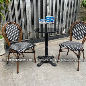 bàn ghế nhựa giả mây cao cấp BGNGMBP101