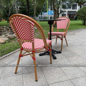 Bàn ghế nhựa giả mây cao cấp ZF3006C