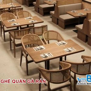 Bàn ghế quan gà rán