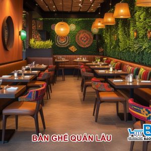 Bộ bàn ghế quán lẩu