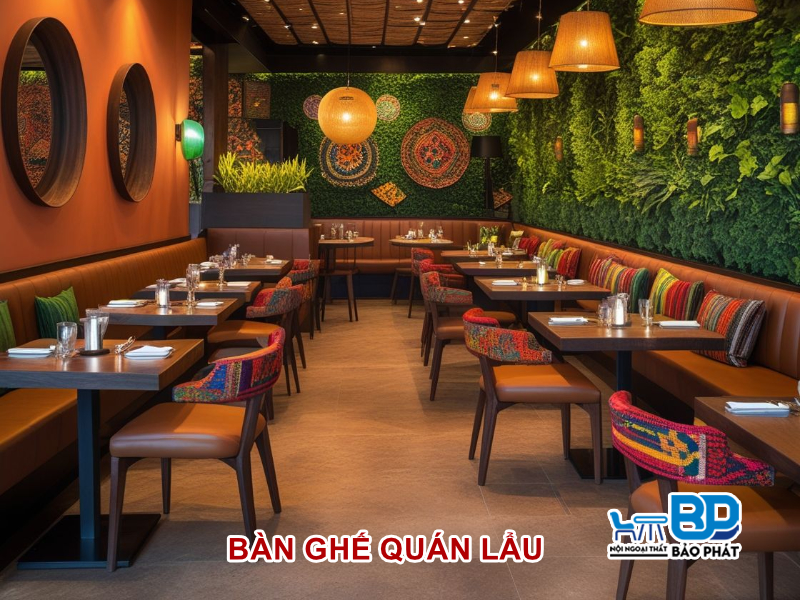 Bộ bàn ghế quán lẩu