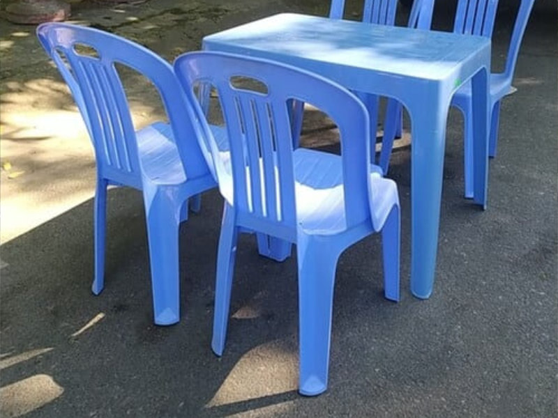 Bàn ghế quán nhậu vỉa hè bằng nhựa