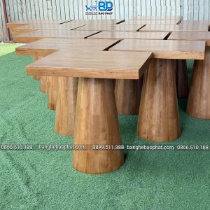 Bàn gỗ cafe mặt vuông BP-TM001