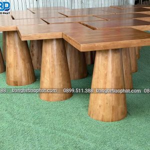 Bàn gỗ cafe mặt vuông BP-TM001