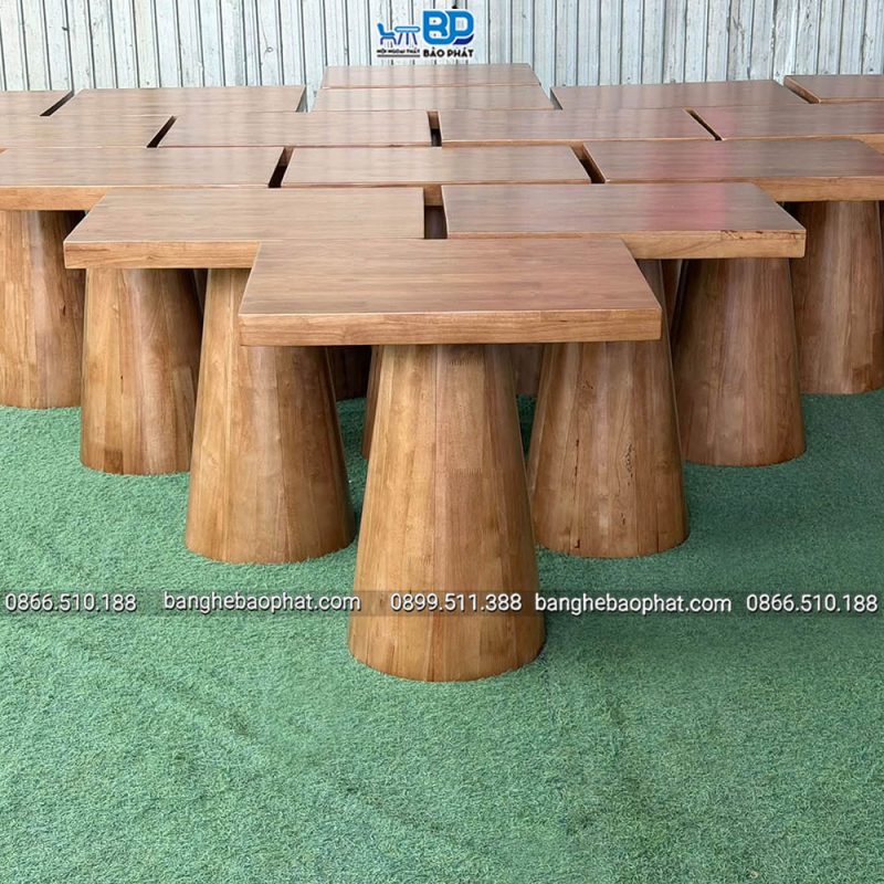 Bàn gỗ cafe mặt vuông BP-TM001