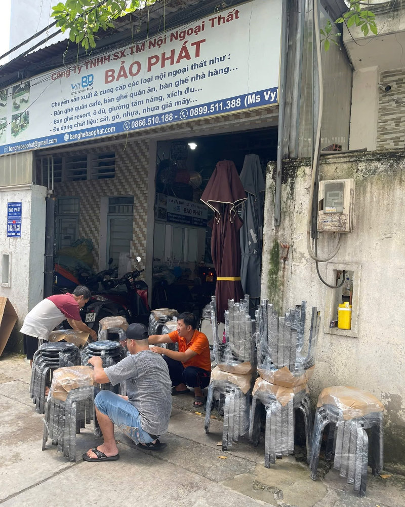 Bảo Phát - Đơn vị uy tín chuyên sản xuất bàn ghế sắt ngoài trời cao cấp, giá tốt