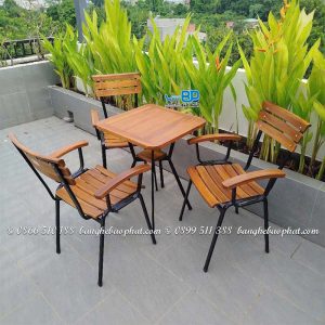 Bộ Bàn Ghế Fansipan Ghế Moon 01 Có Tay