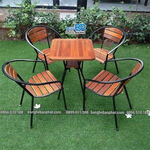 Bộ bàn ghế fansipan ghế moon 02