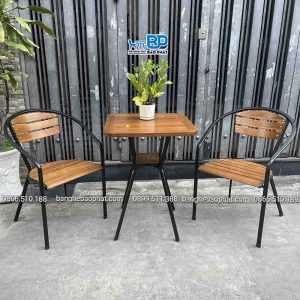 Bộ bàn ghế fansipan ghế moon 02 2 ghế 1 bàn
